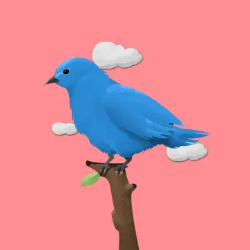 blauer Vogel — Vögel