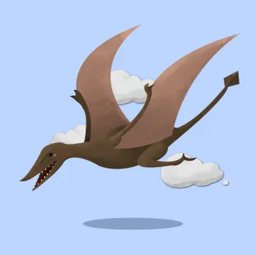 Rhamphorhynchus — Dinosaurier