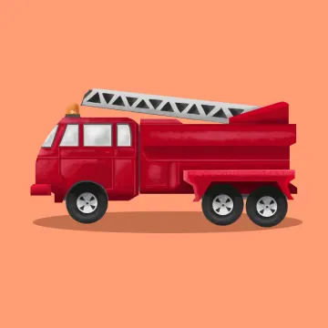camión de bomberos — Objetos