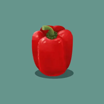 Paprika — Gemüse und Getreide